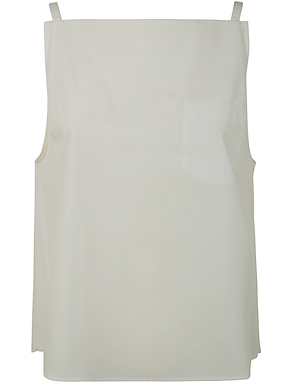 SACAI Women's Cotton Poplin Camisole Shirt - SS24 Mini Style