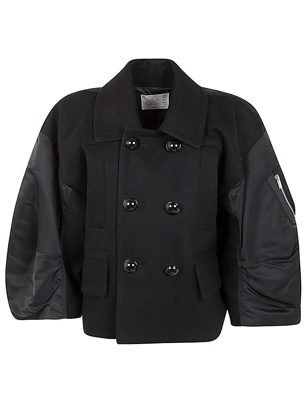 SACAI Wool Melton and Nylon Twill Jacket - Women's