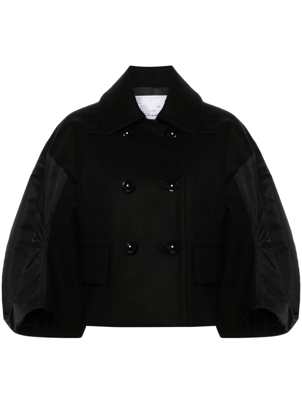 SACAI Wool Melton and Nylon Twill Jacket - Women's