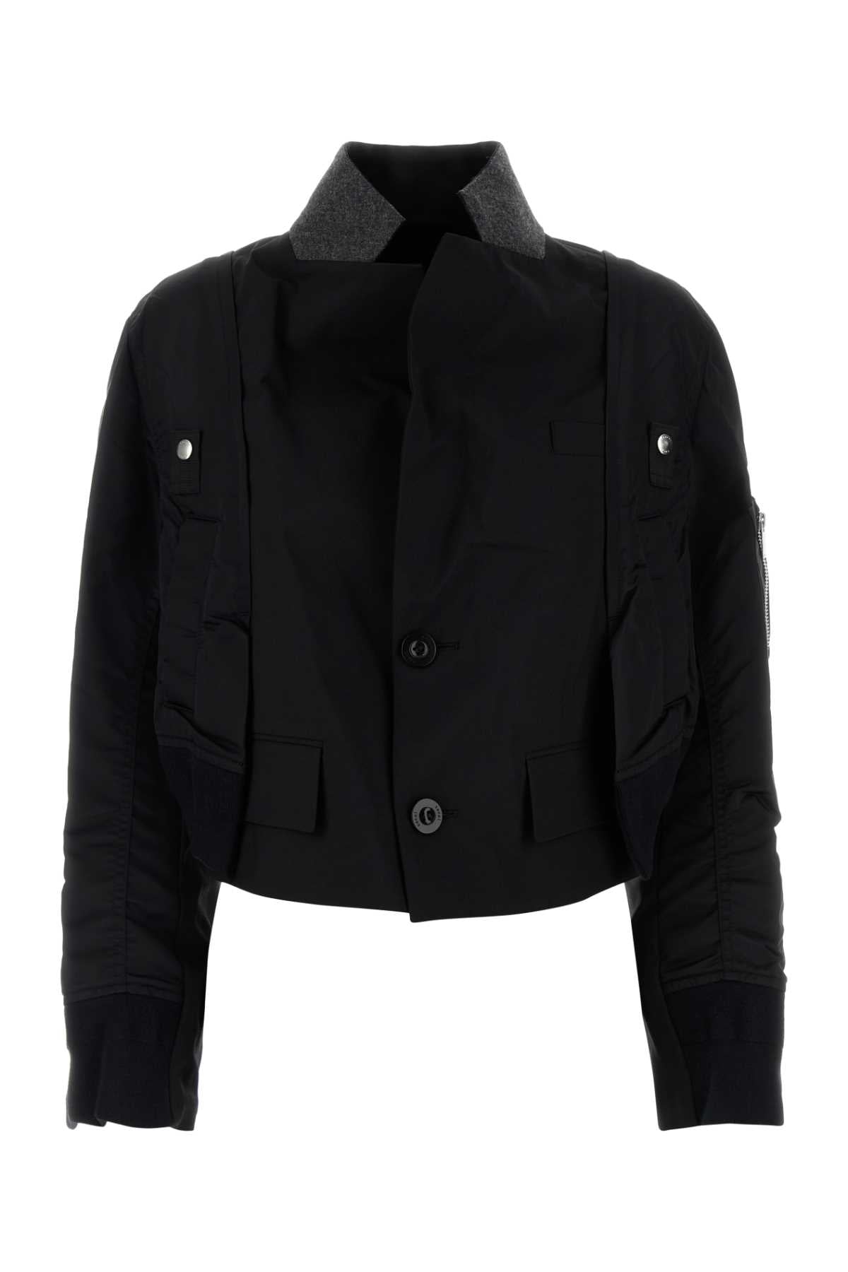 SACAI Tailored Nylon Twill Jacket for Women