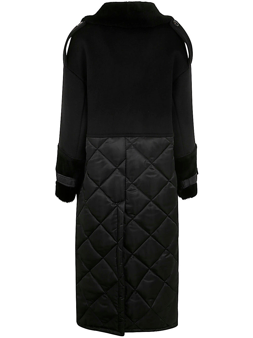 BLANCHA Wool Blend Shearling Jacket for Women