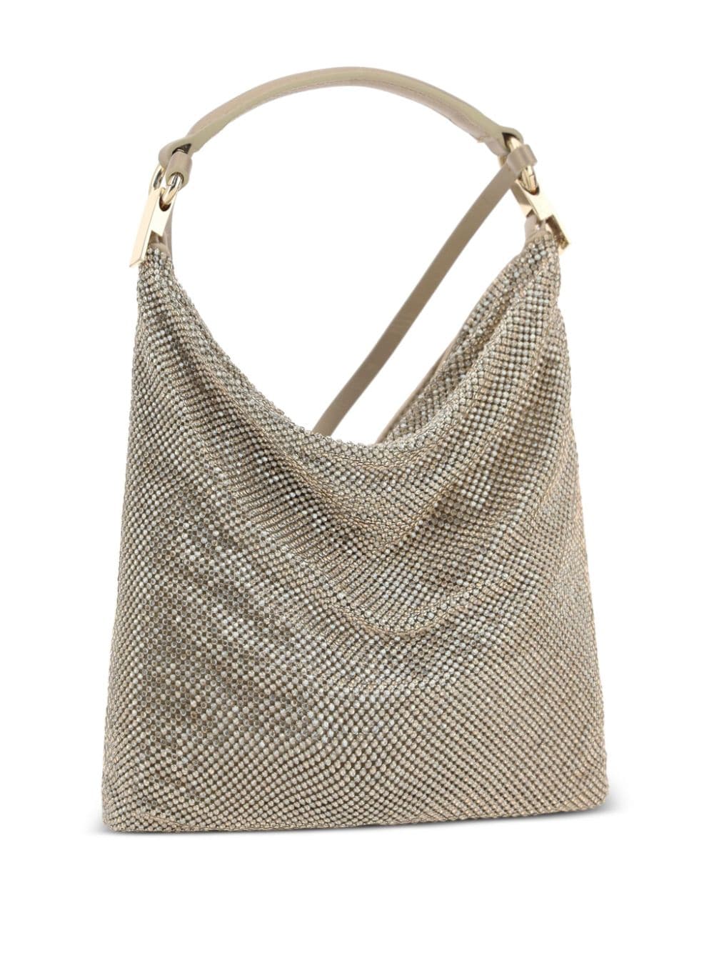 BENEDETTA BRUZZICHES Mini Shoulder Handbag with Rhinestone Embellishments