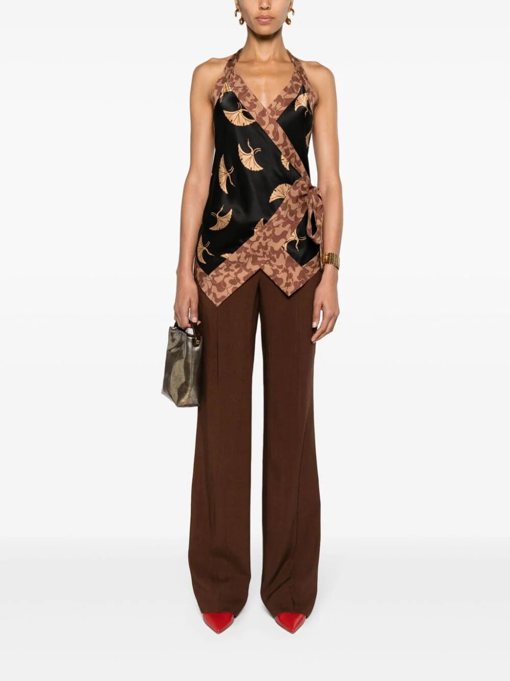 DRIES VAN NOTEN Sleek Minimalist Pants for Women - SS24 Edition