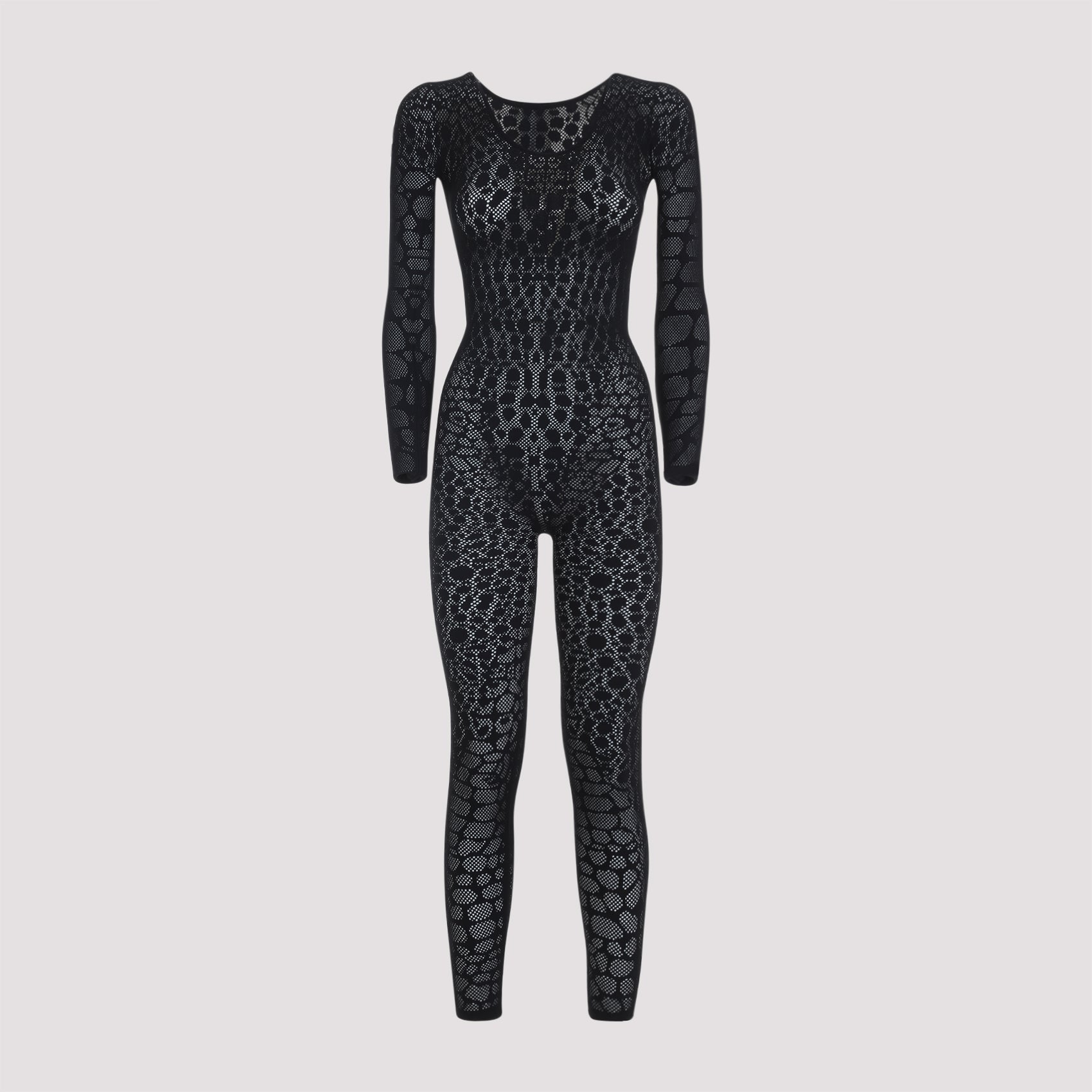 WOLFORD Men's Reptile Net Jumpsuit
