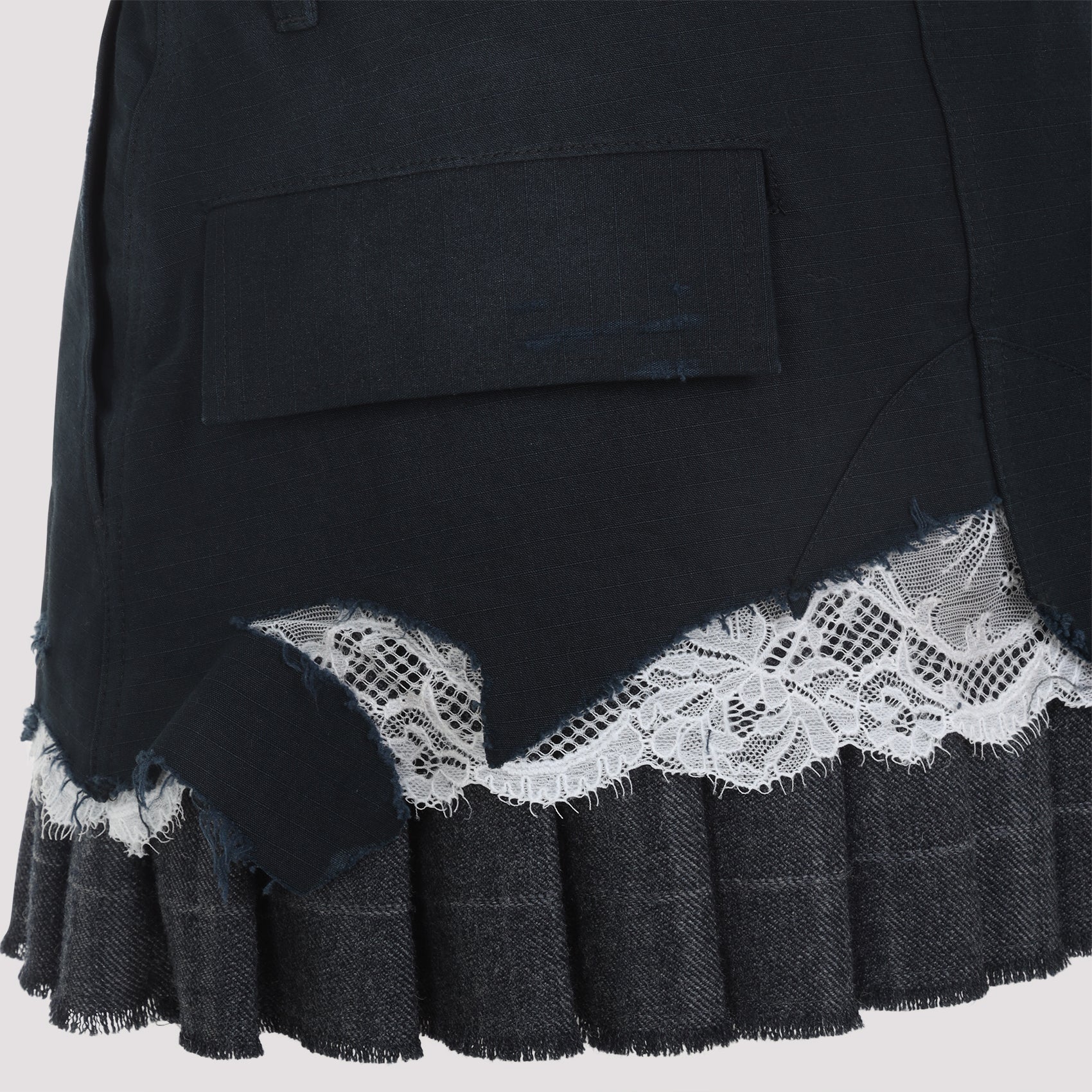 BALENCIAGA Patched Cargo Midi Skirt for Men