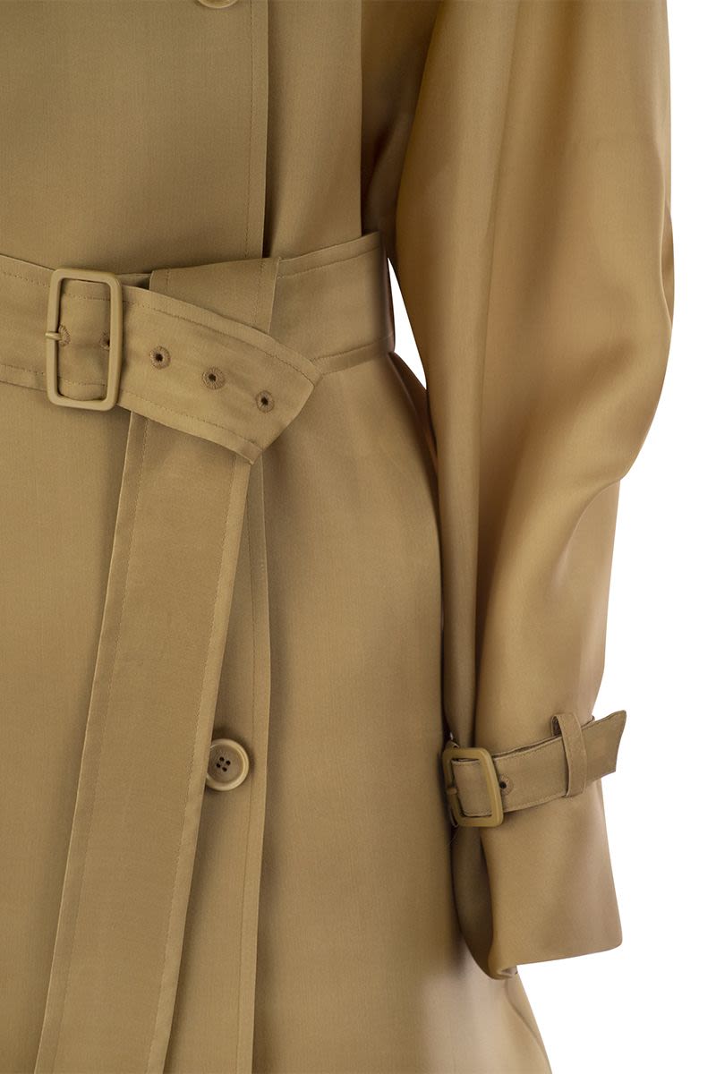 MAX MARA Organdy Trench Coat for Women - SS24 Collection