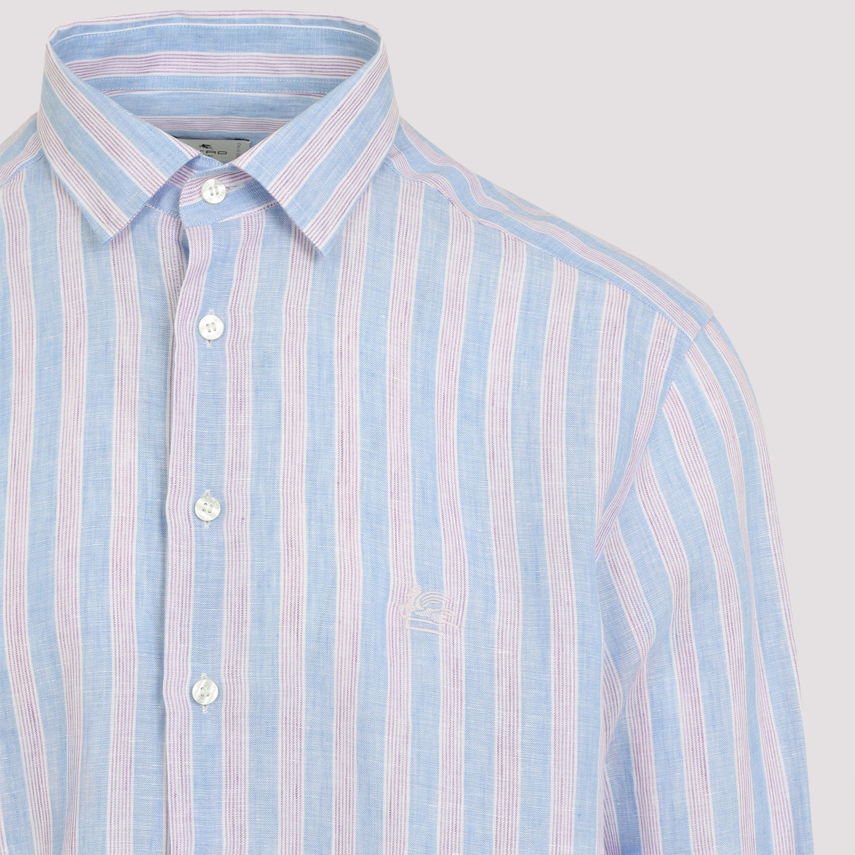 ETRO Classic Logo Linen Shirt for Men