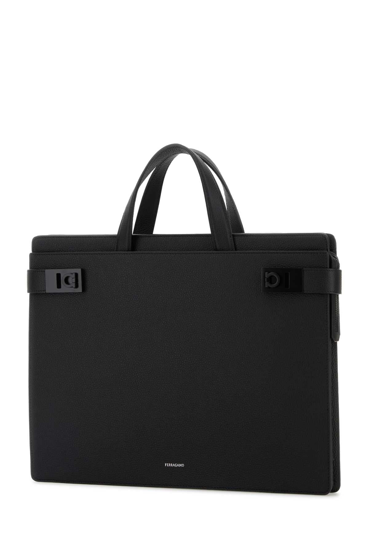 Ferragamo Twin Briefcase - Men's Elegant Leather Accessory