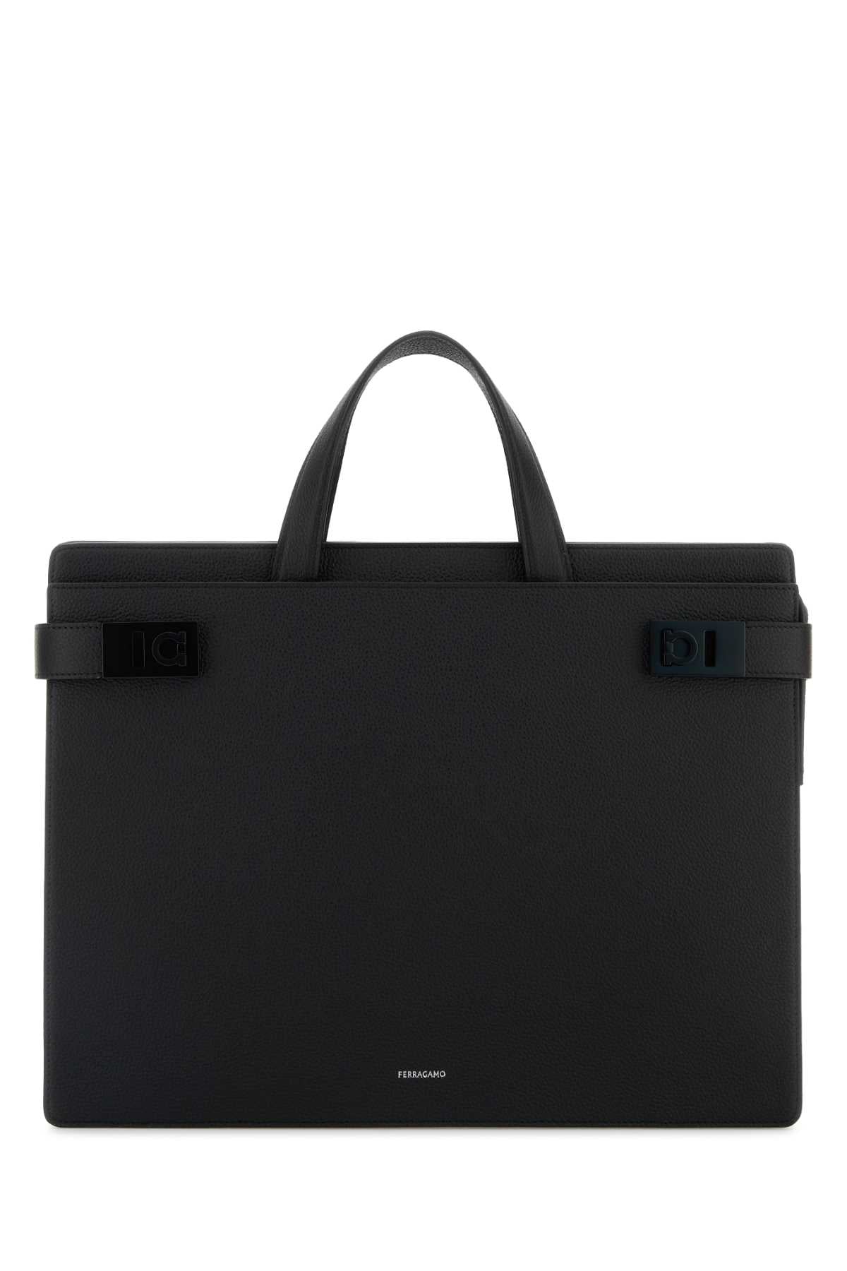 Ferragamo Twin Briefcase - Men's Elegant Leather Accessory