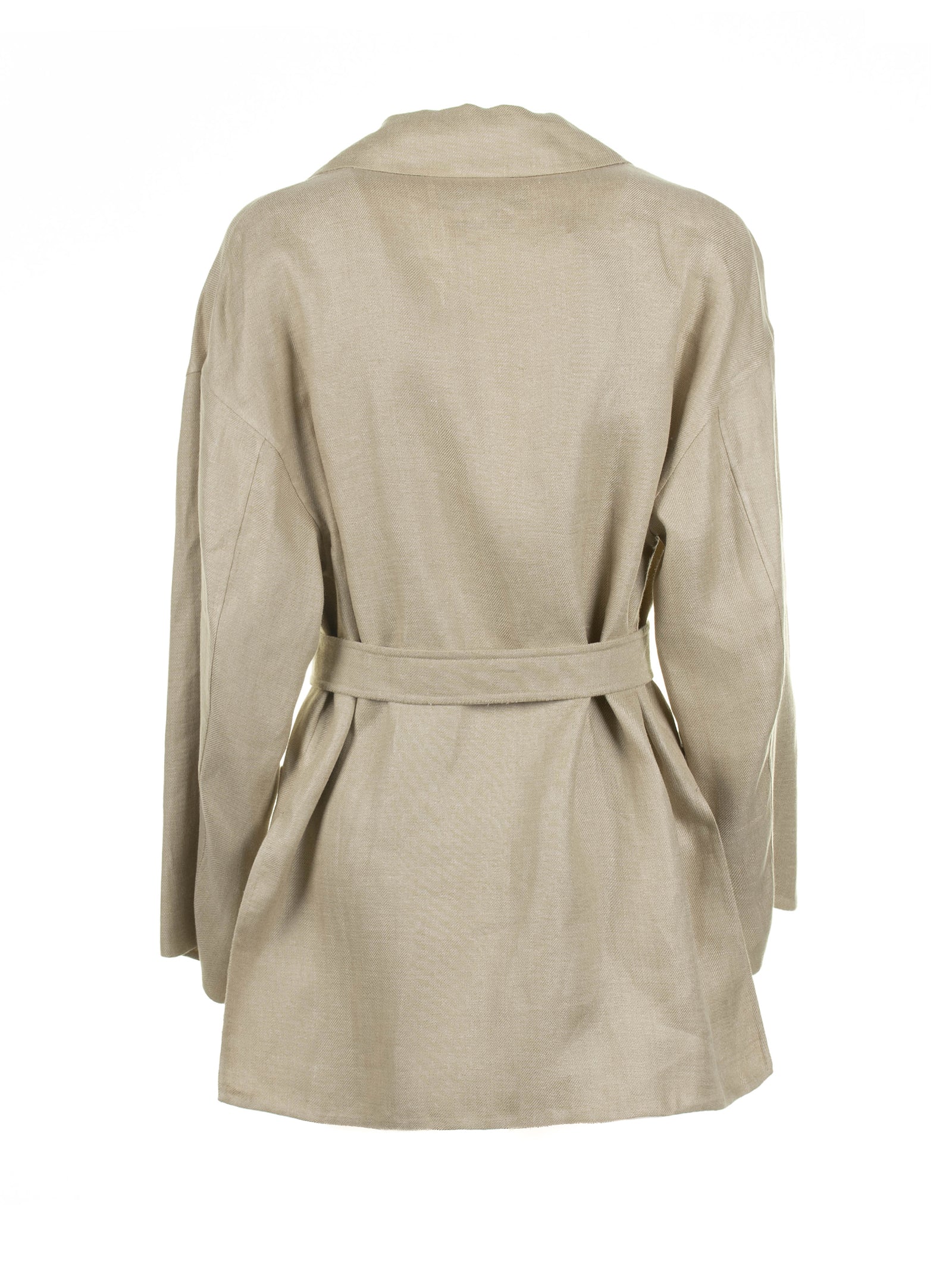 WEEKEND MAX MARA Linen Jacket with Belt for Women - SS24 Collection