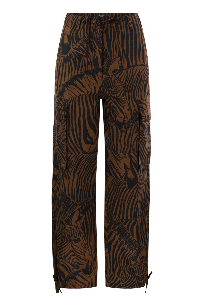 WEEKEND MAX MARA Printed Twill Cargo Pants for Women