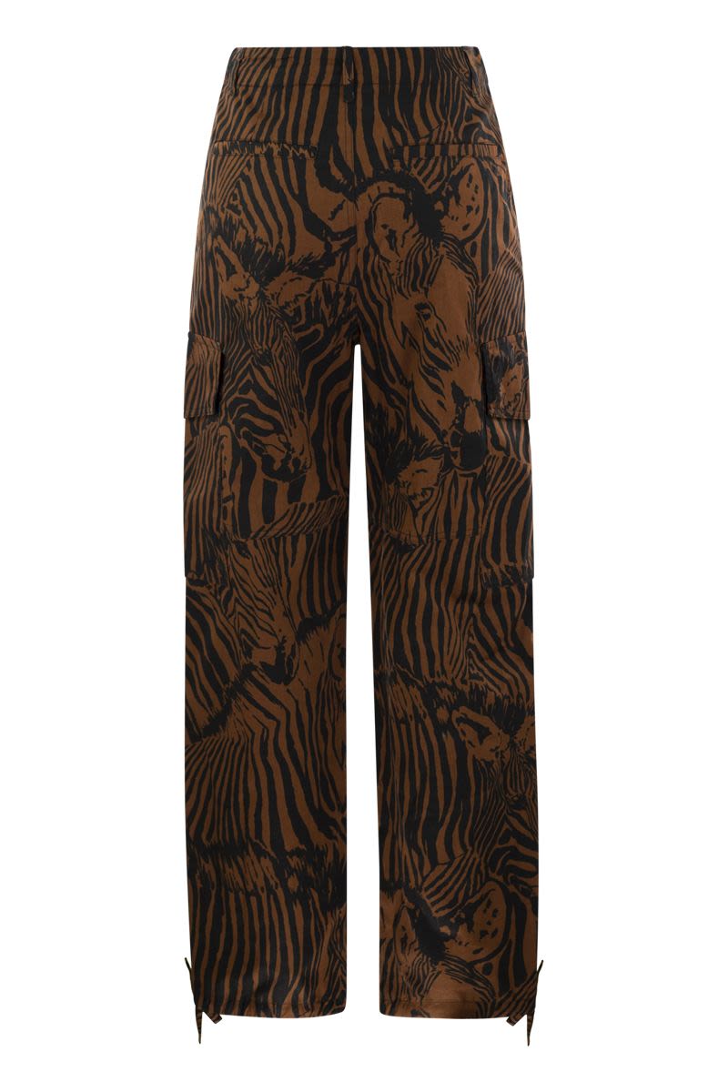 WEEKEND MAX MARA Printed Twill Cargo Pants for Women