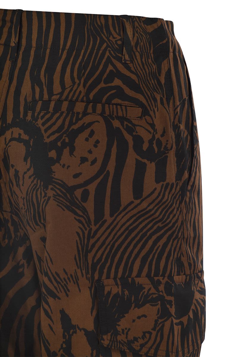 WEEKEND MAX MARA Printed Twill Cargo Pants for Women