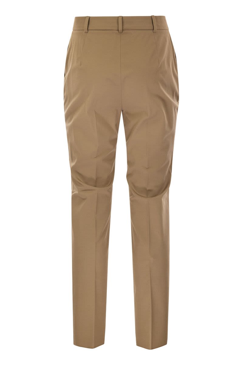 MAX MARA STUDIO Cotton Cigar Trousers for Women - SS24