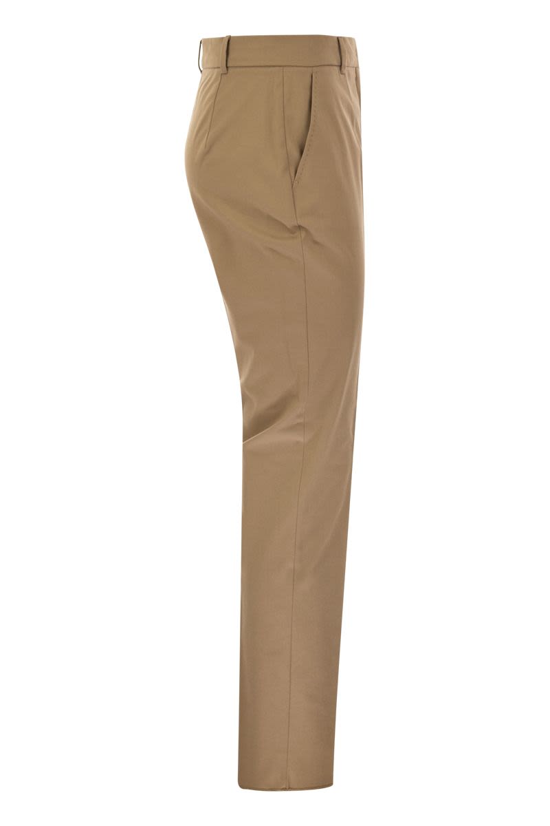 MAX MARA STUDIO Cotton Cigar Trousers for Women - SS24