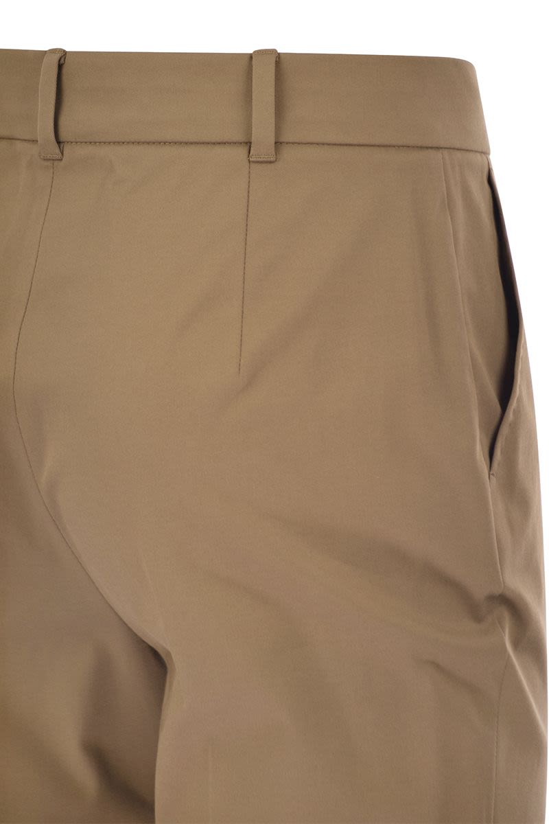 MAX MARA STUDIO Cotton Cigar Trousers for Women - SS24