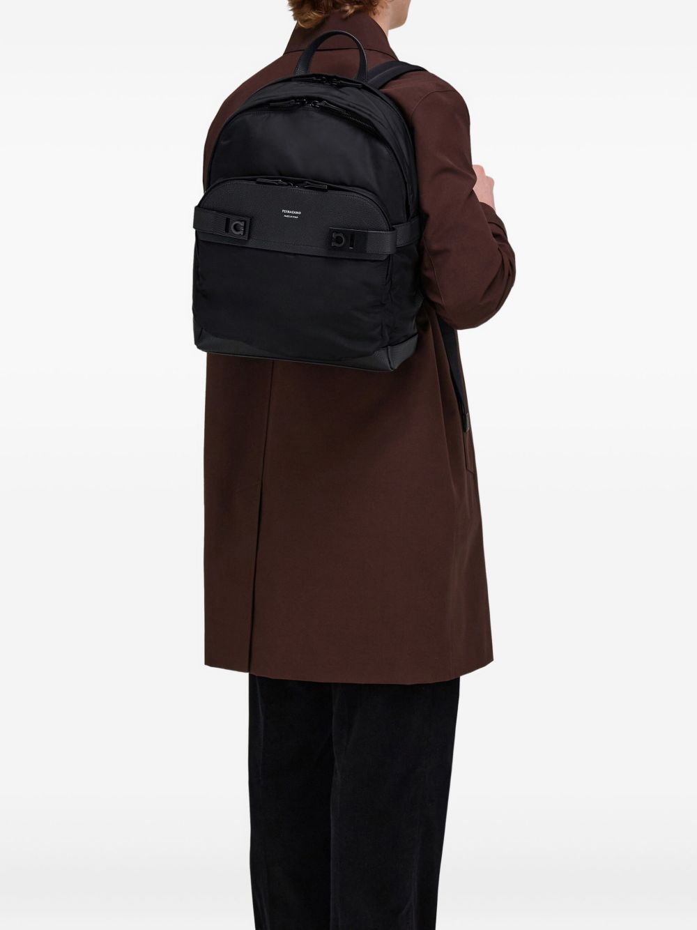 Ferragamo Twins Nylon Backpack - FW25