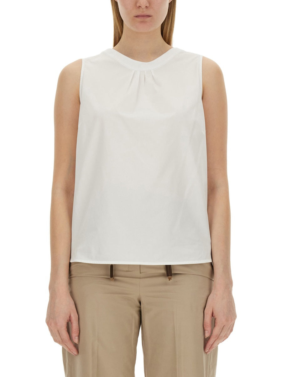 S MAX MARA Classic Cotton T-Shirt - Size 40