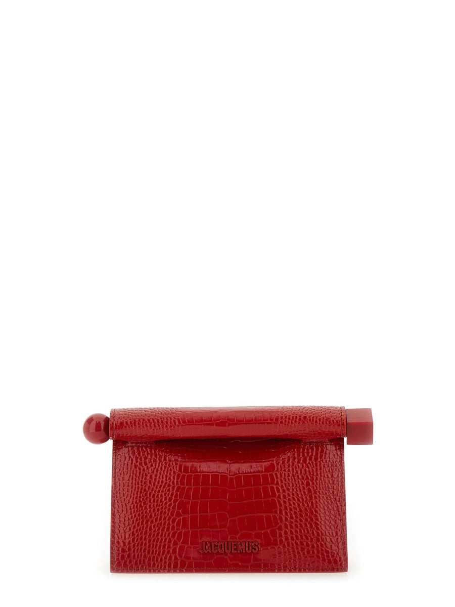 JACQUEMUS Mini Folded Clutch Handbag