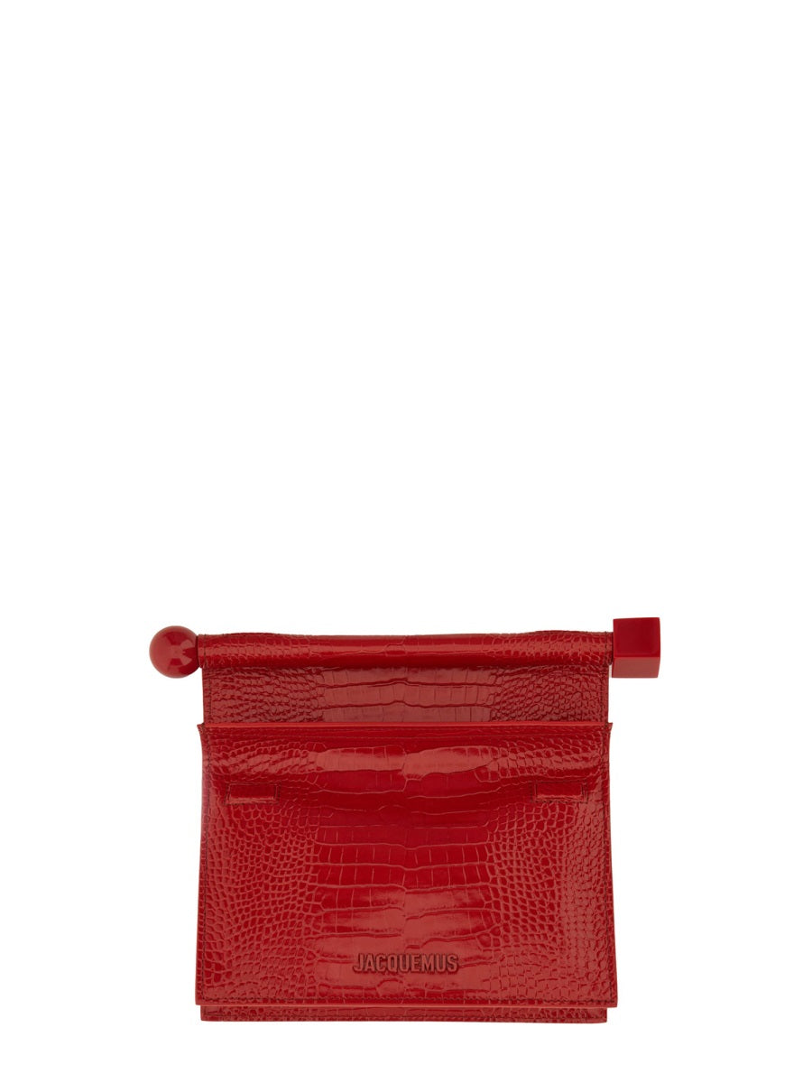 JACQUEMUS Mini Folded Clutch Handbag