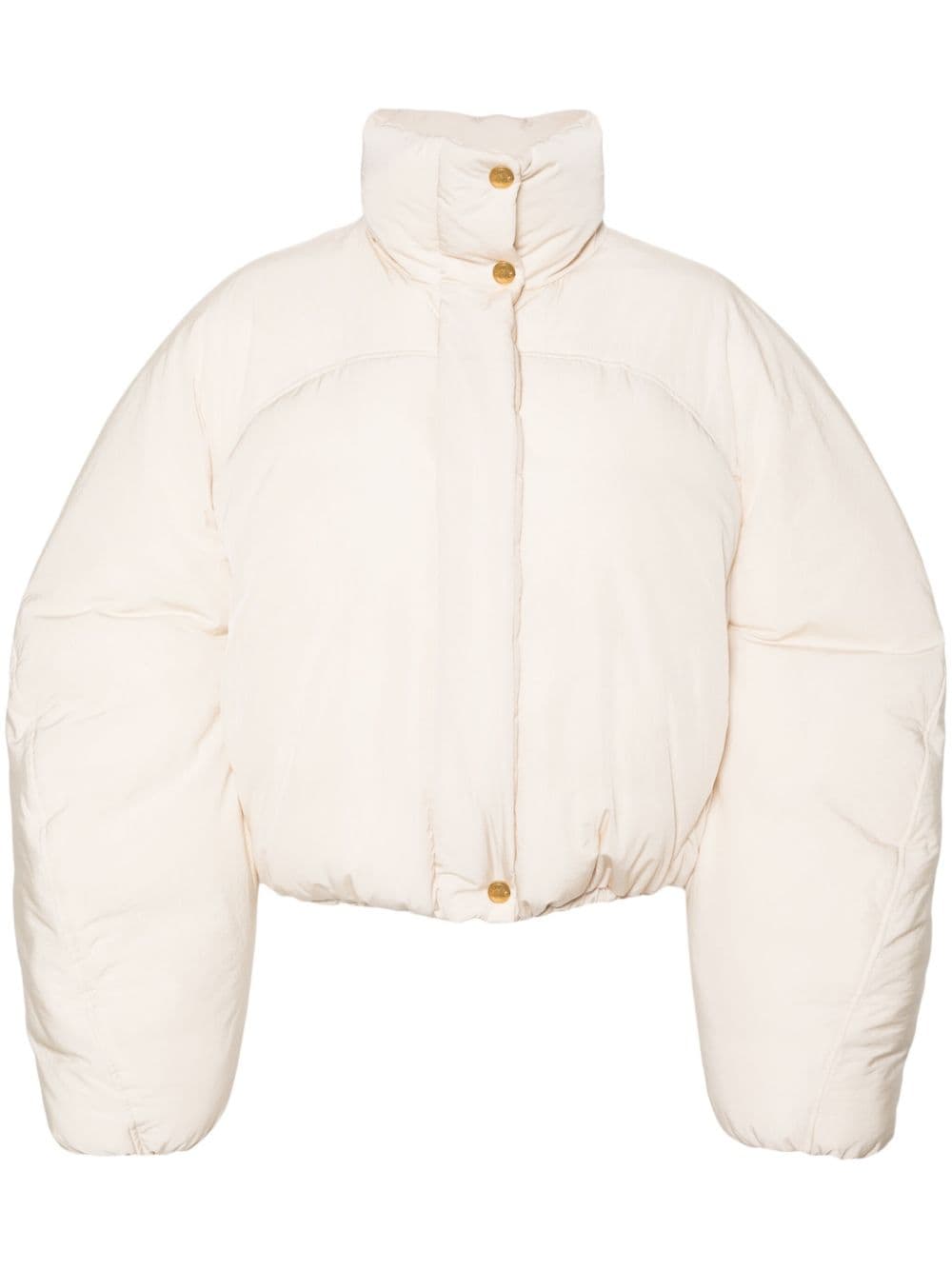 JACQUEMUS Mini Padded Funnel Neck Down Jacket
