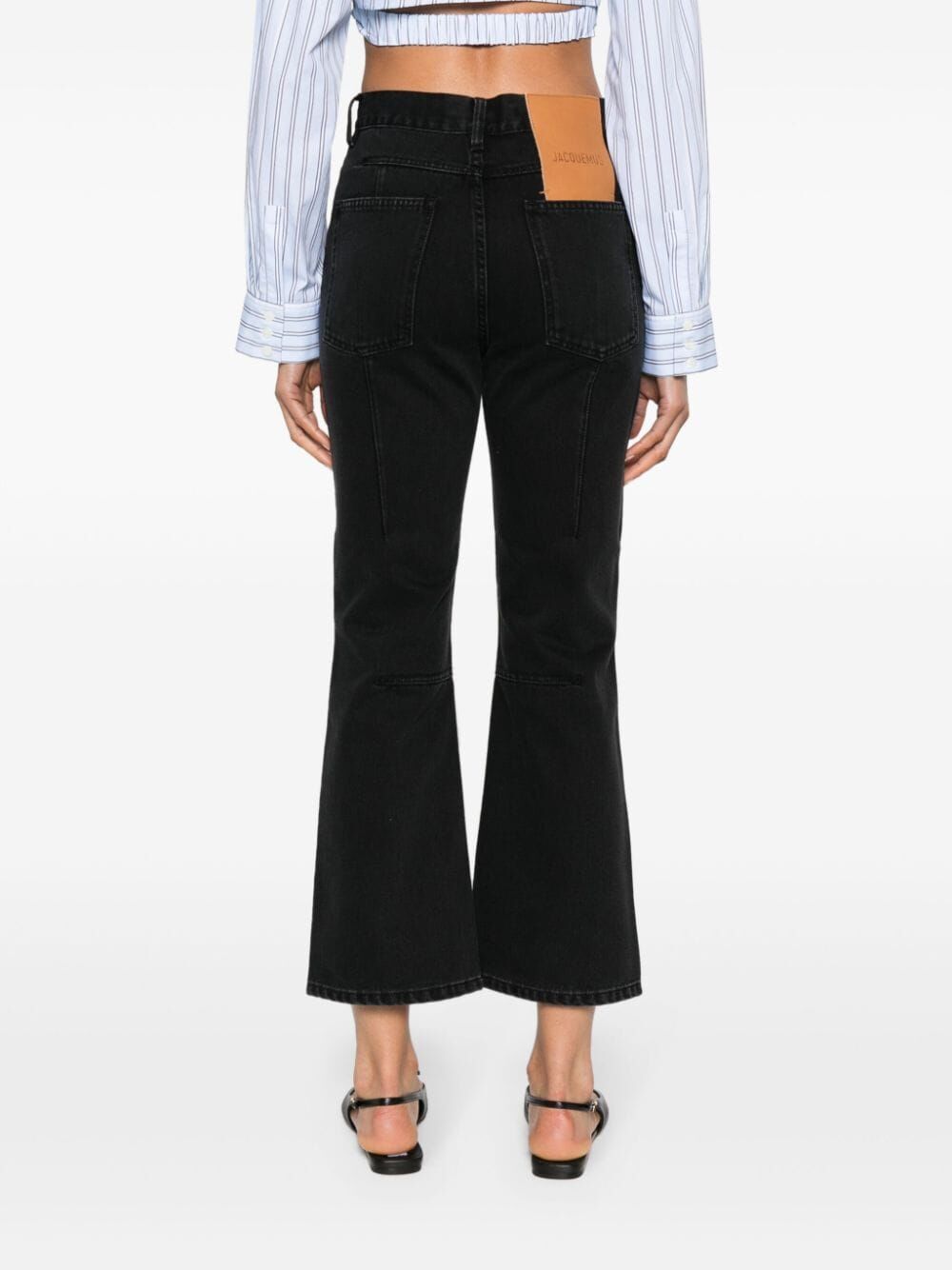 JACQUEMUS Mini Cropped Jeans