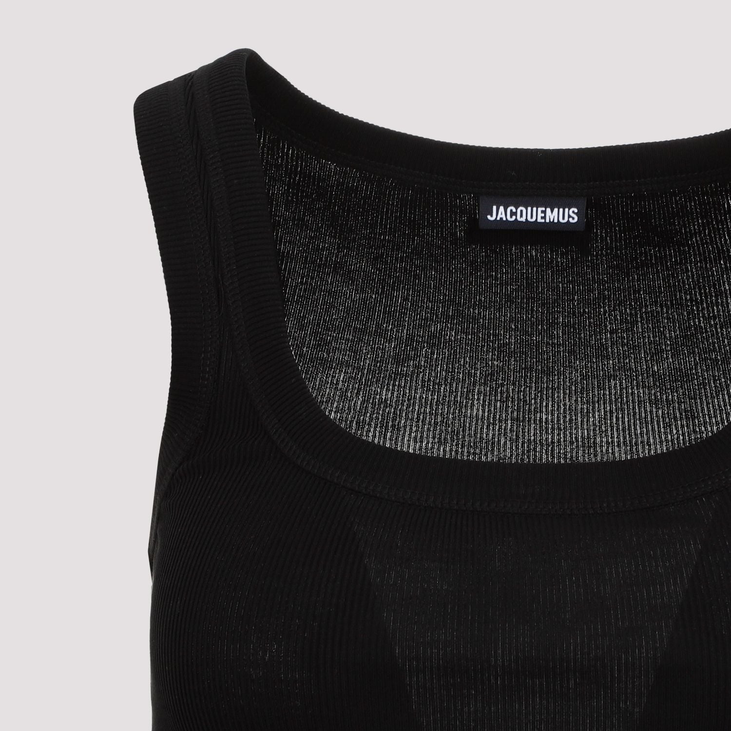JACQUEMUS Gros Grain Mini Tank Top