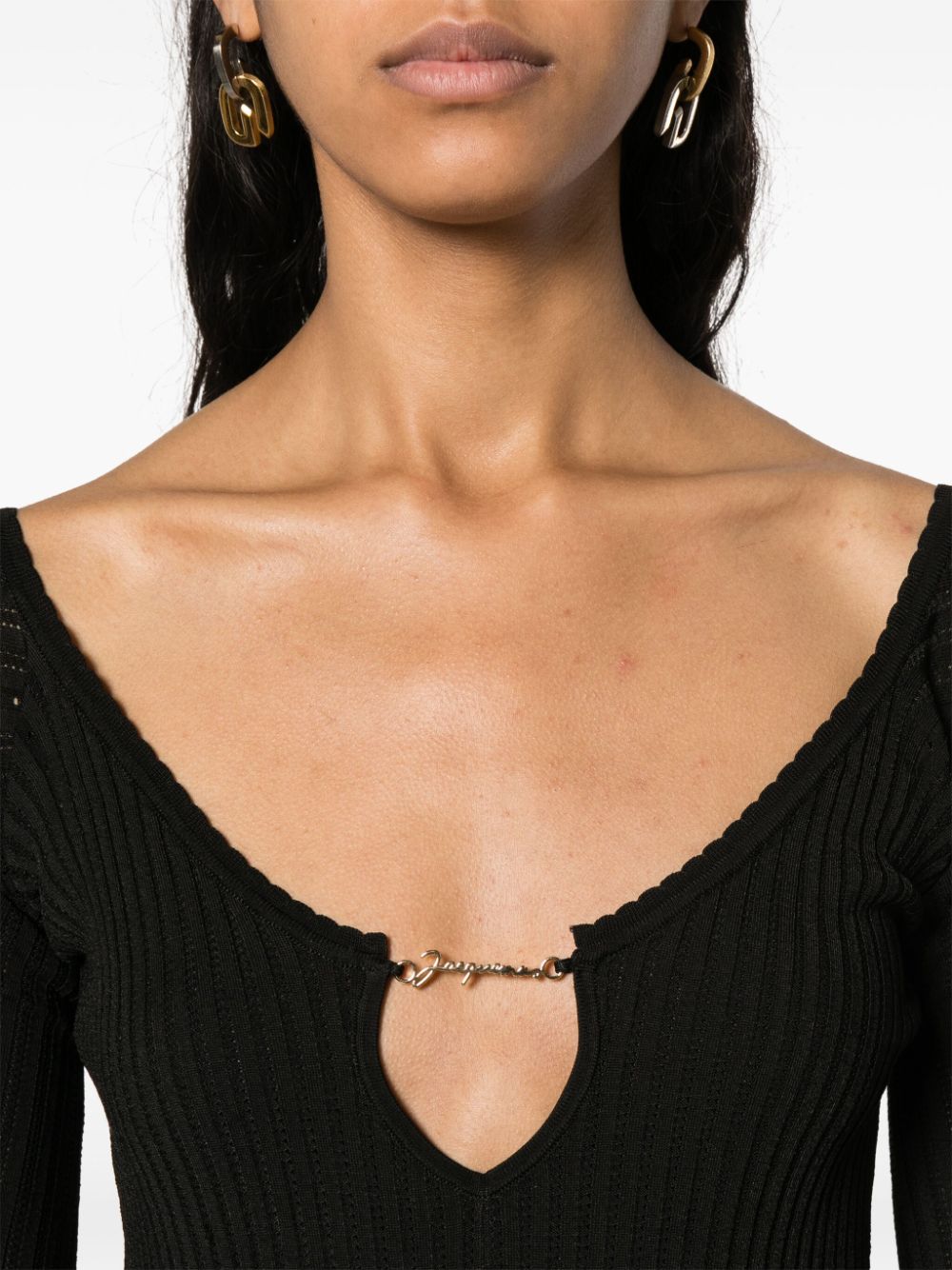 JACQUEMUS Elegant Mini Dress with Flared Skirt for Women