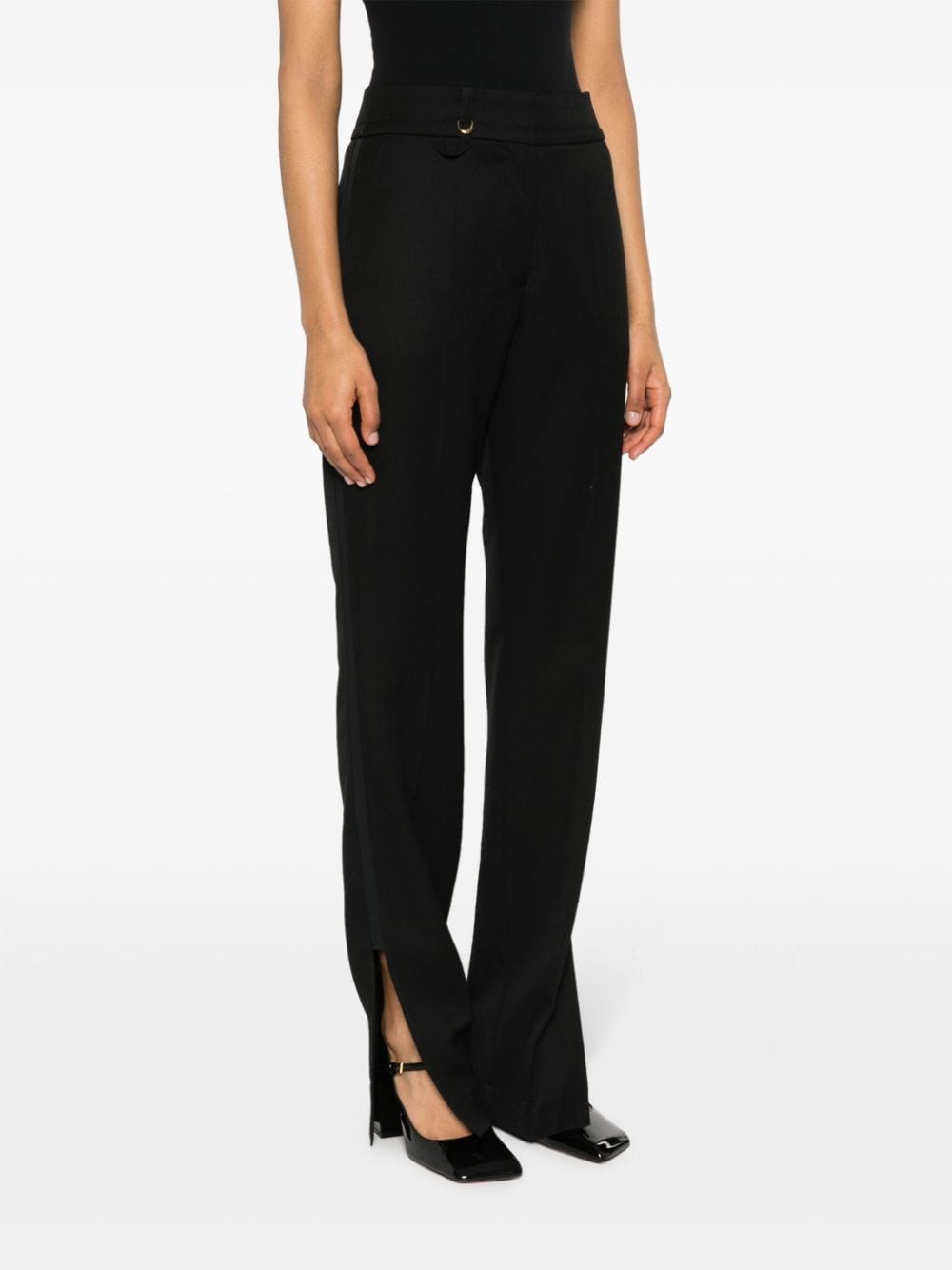 JACQUEMUS High Waist D-Ring Pants