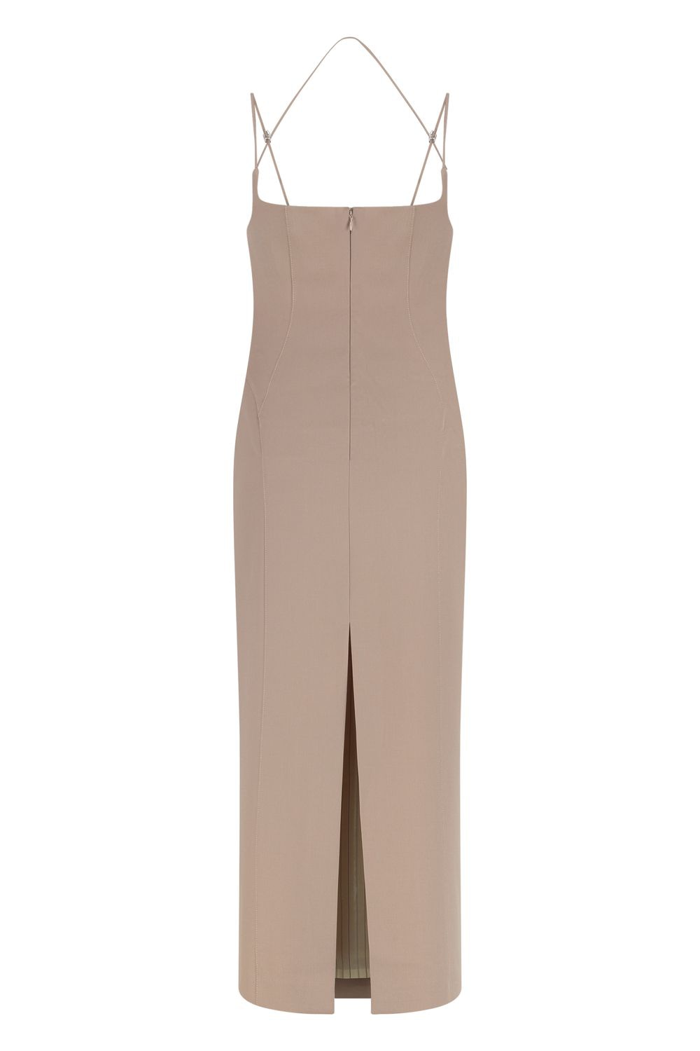 THE ATTICO Luxurious Gabardine Midi Dress for Women