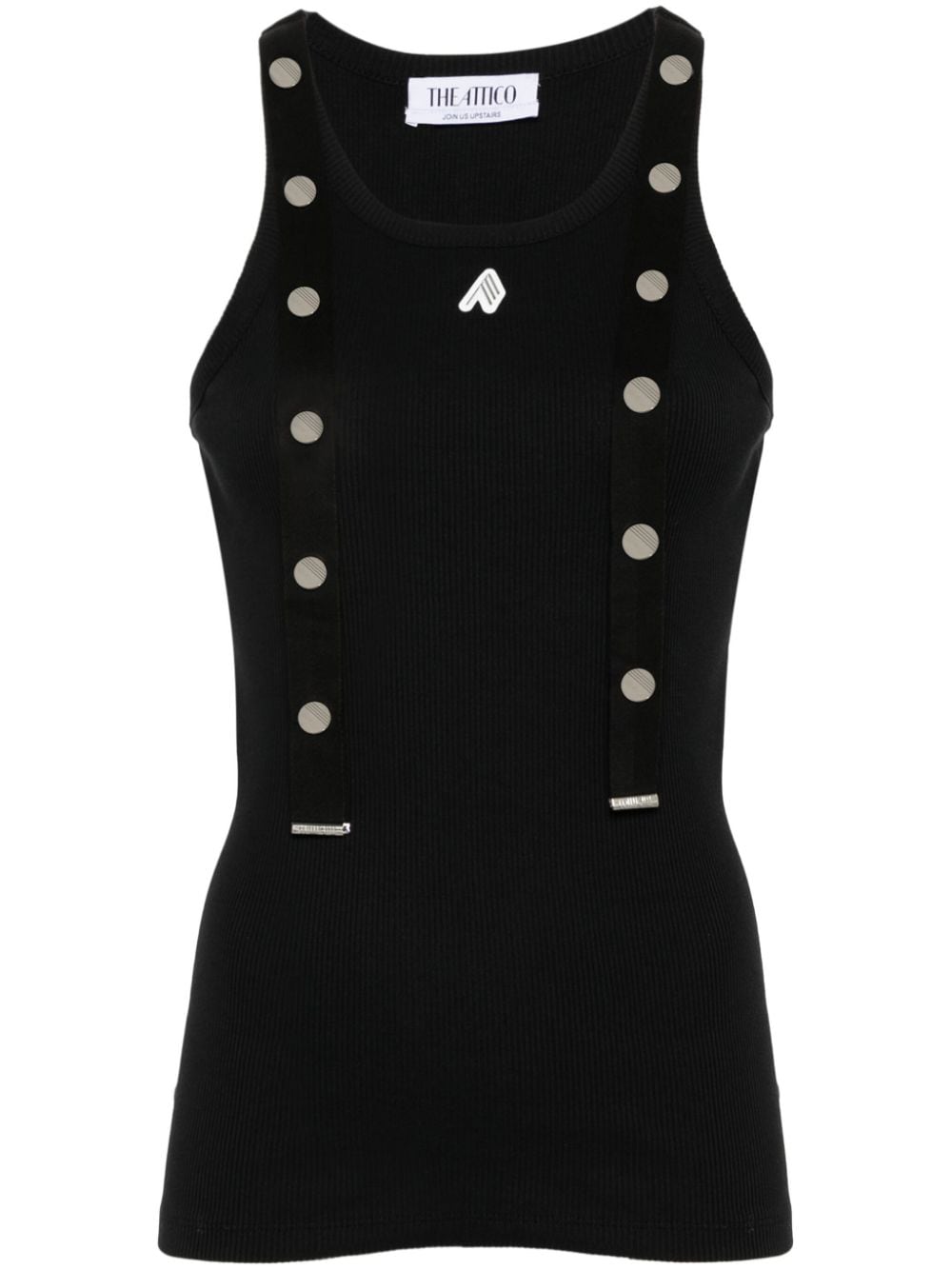 THE ATTICO Slim Fit T-Shirt Tank Top - Size 40 IT