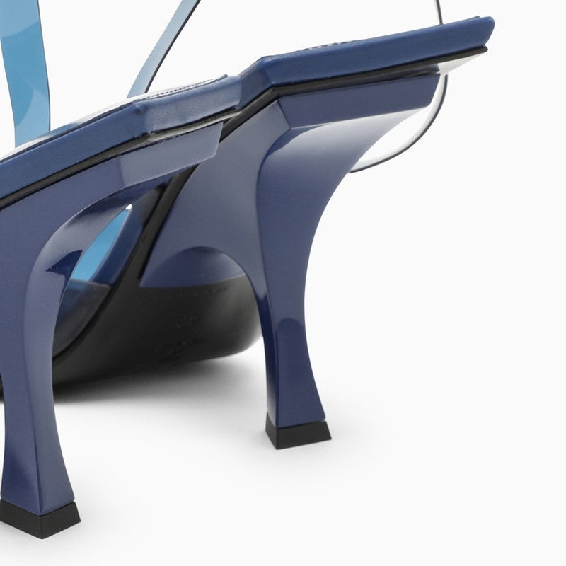 THE ATTICO Pointed Design PVC Slingback Pumps for Women