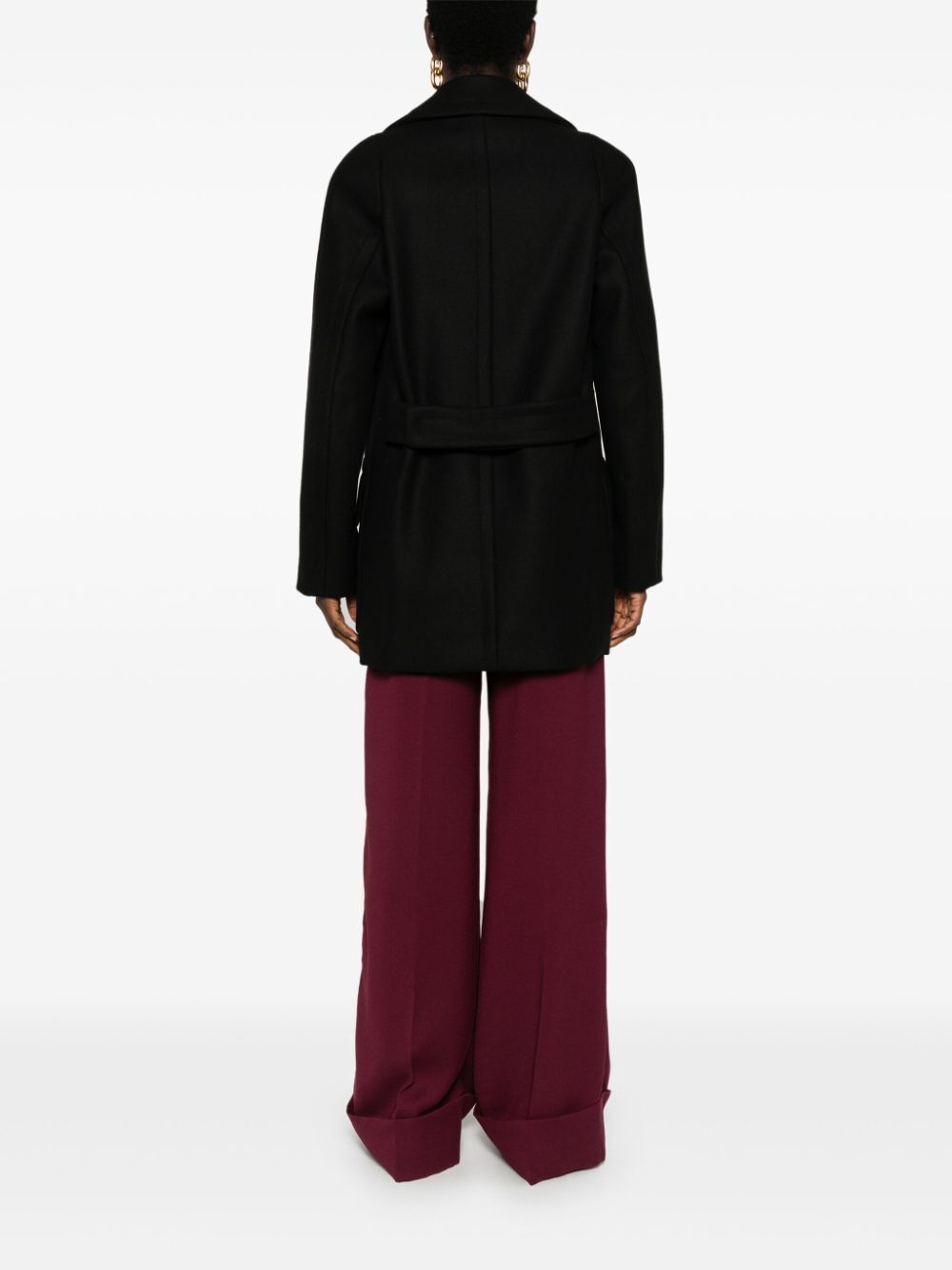 DRIES VAN NOTEN Randia Short Wool Blend Jacket