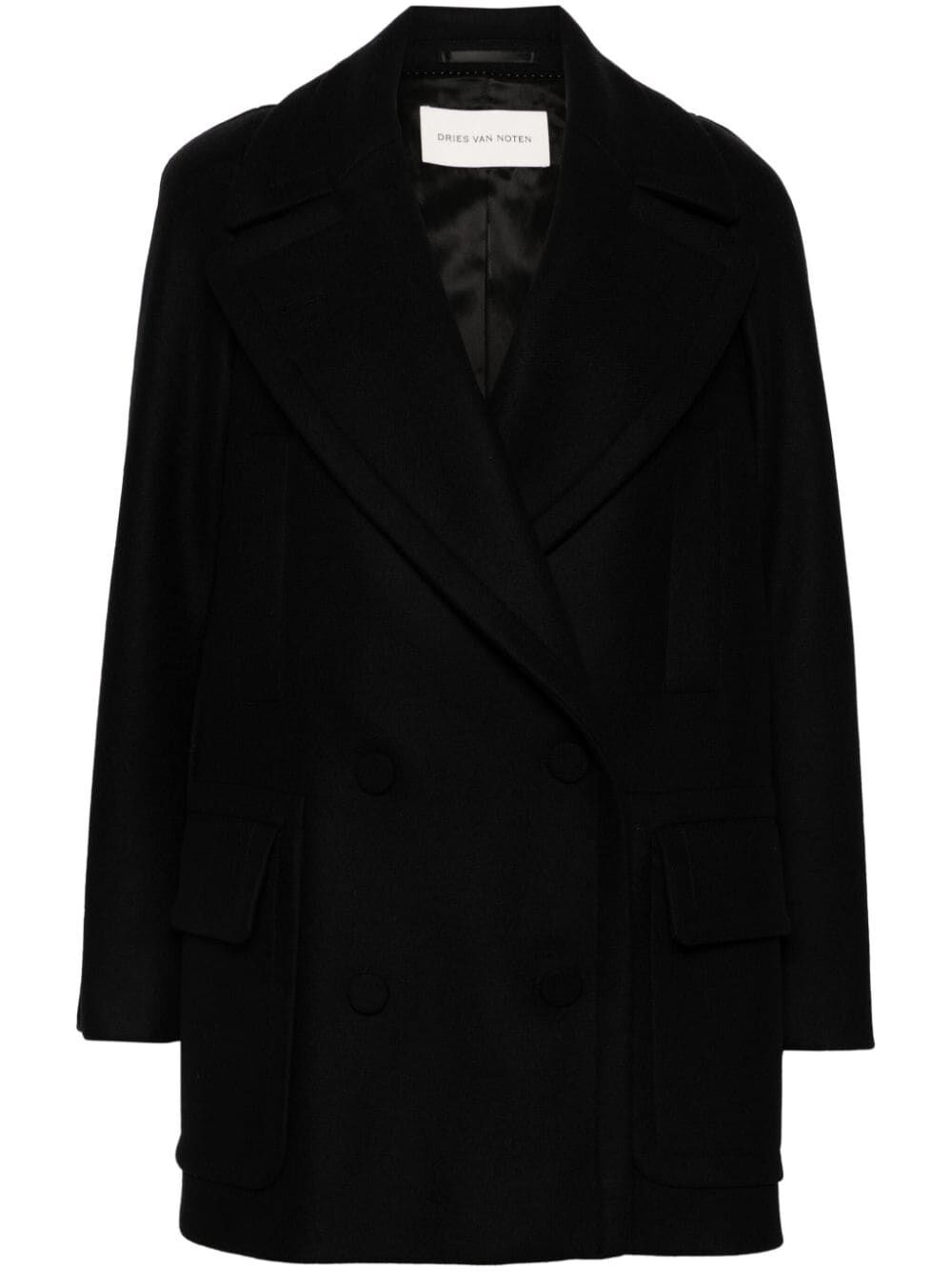 DRIES VAN NOTEN Randia Short Wool Blend Jacket