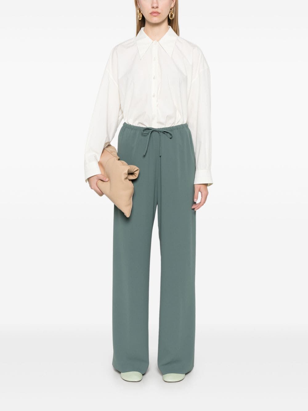 DRIES VAN NOTEN Long High-Waisted Trousers for Women