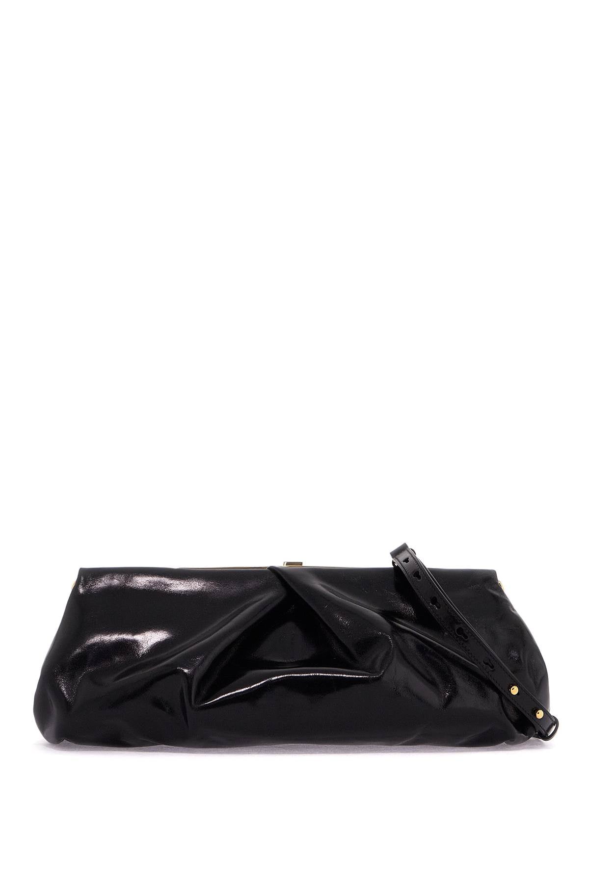 DRIES VAN NOTEN Crisp Mini Leather Clutch
