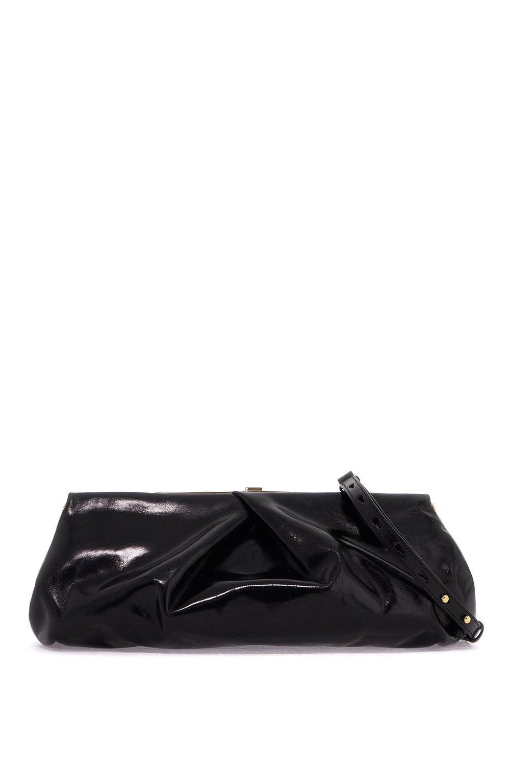 DRIES VAN NOTEN Crisp Mini Leather Clutch