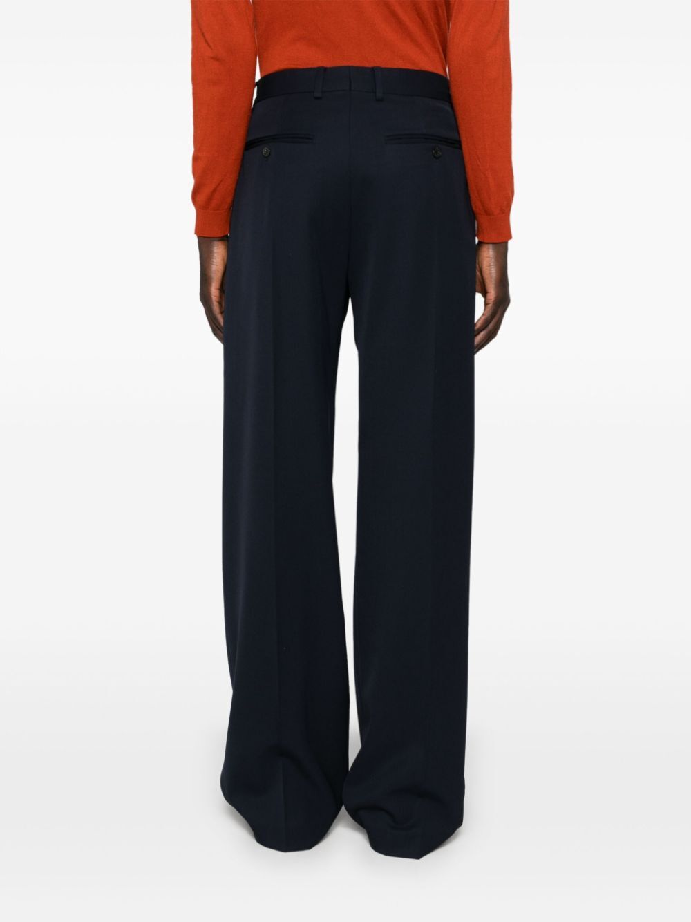 DRIES VAN NOTEN Men's Tailored Wool Pants