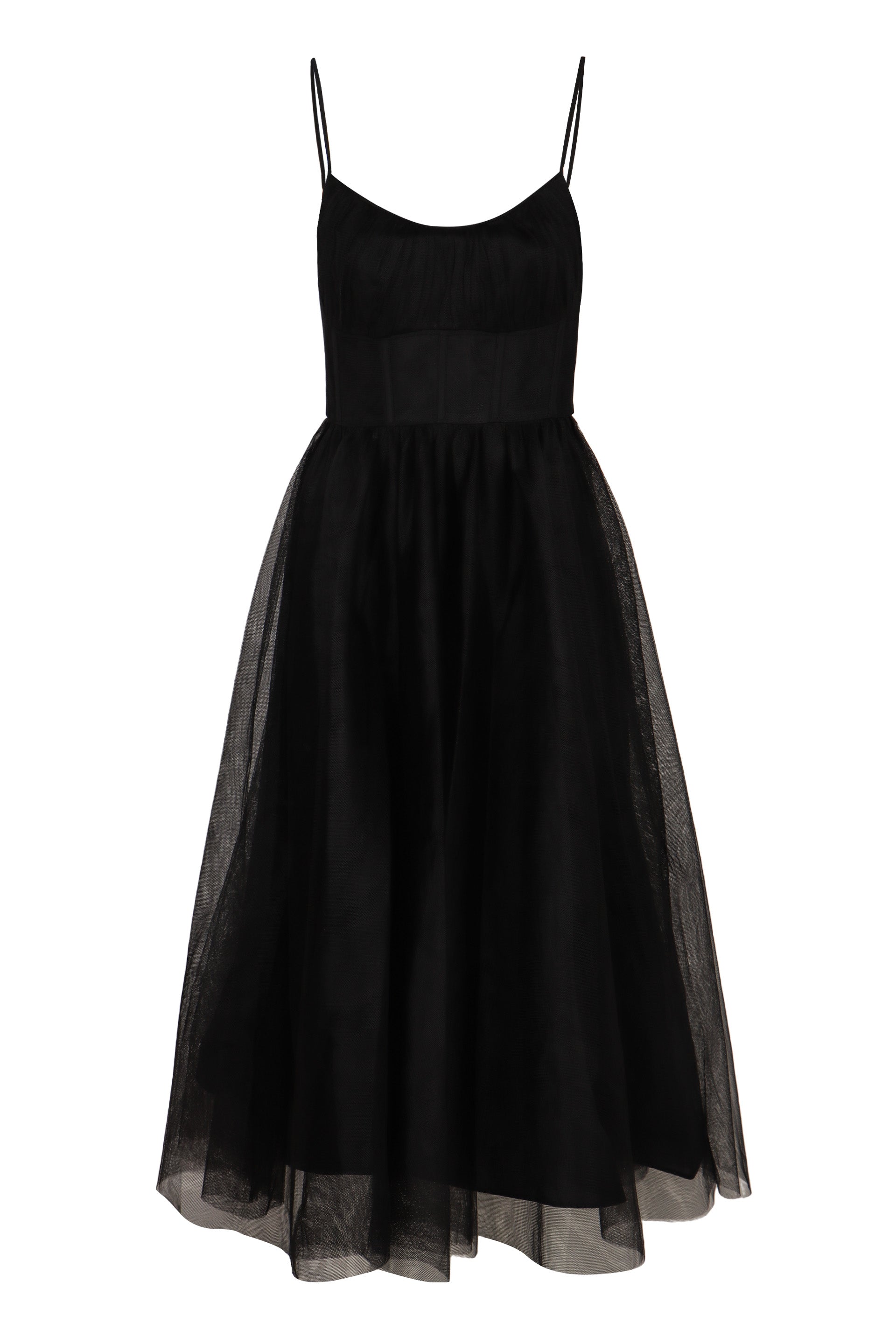 ZIMMERMANN Mini Tulle Dress with Reinforced Corset