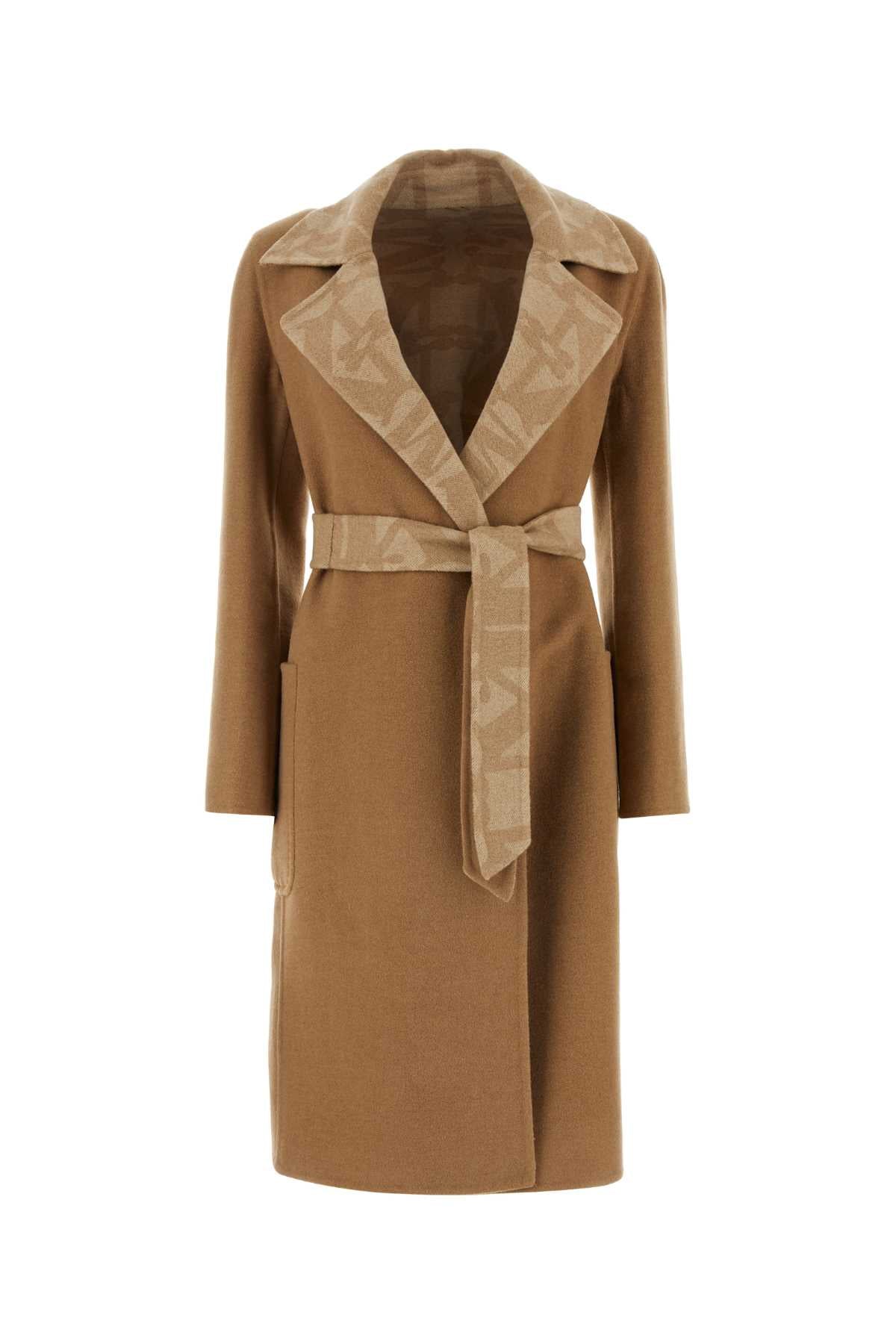MAX MARA Elegant Women's Camel Suit Jacket