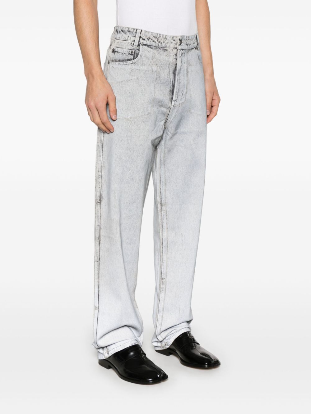 DAILY PAPER Relaxed Waxed Jeans for Men - FW24 Collection