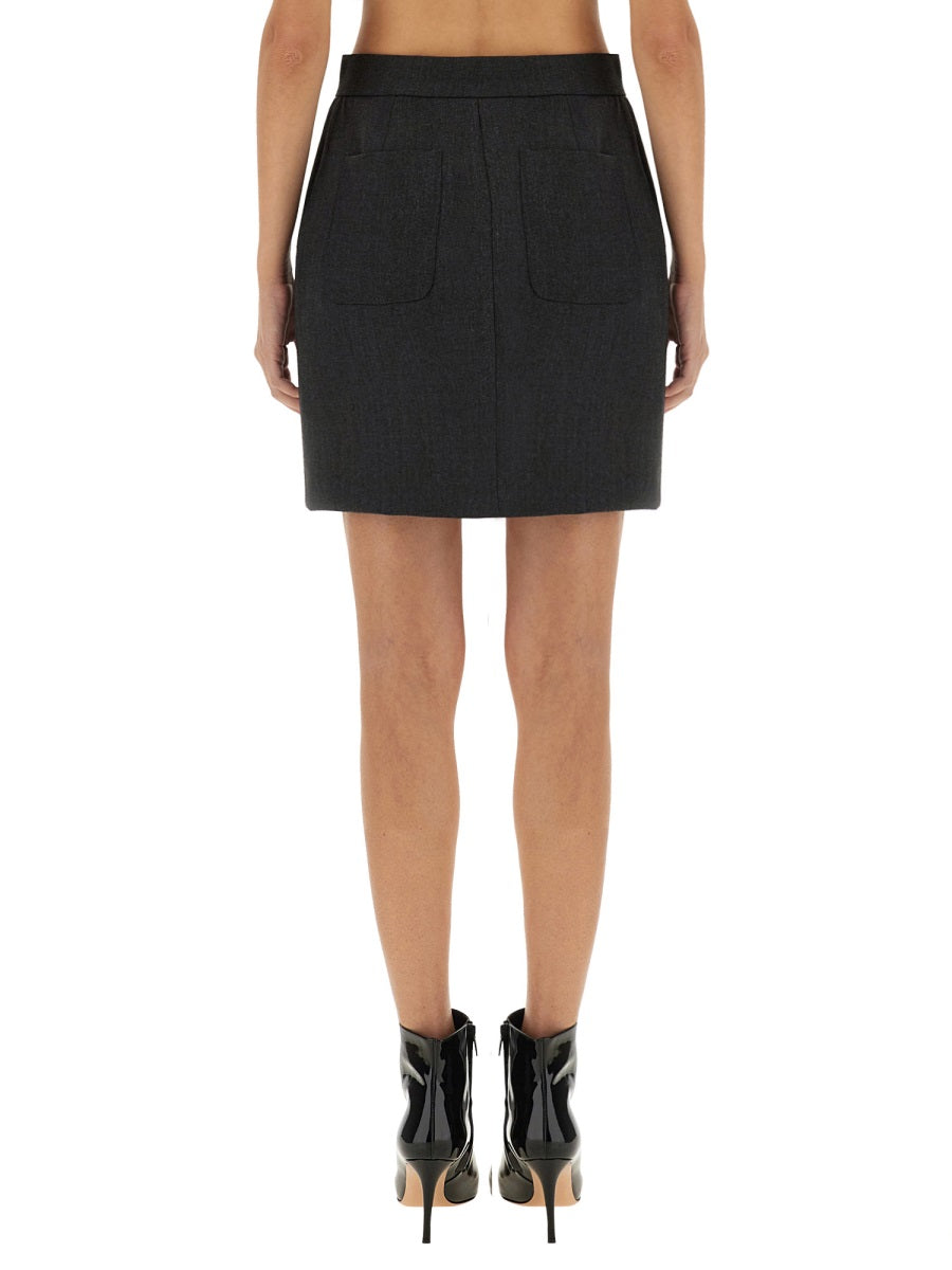 MAX MARA Regular Fit Wool Skirt Size 40