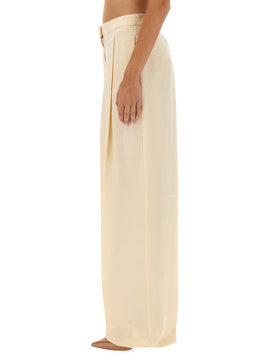 MAX MARA Silk Regular Fit Pants - Size 44