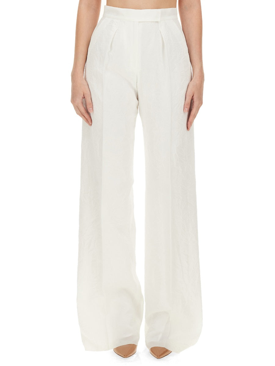 MAX MARA Bridal Wide Leg Pants Size 40