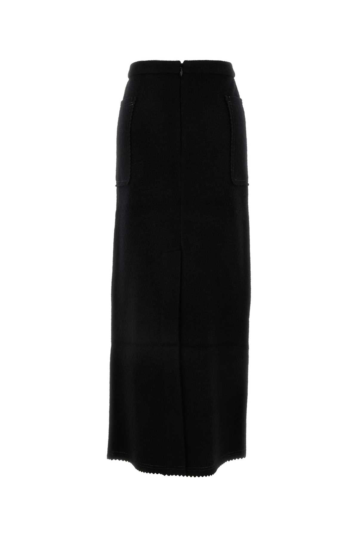 MAX MARA Wool Blend Galosce Skirt - Women's Fall/Winter 2025