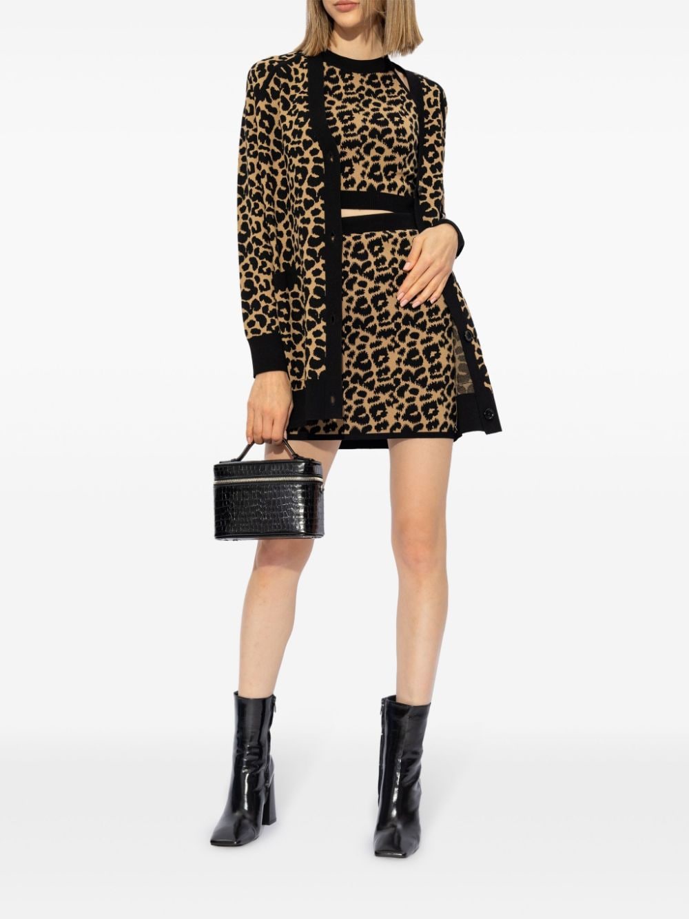 MAX MARA Cozy Knit Sleeveless Cropped Sweater