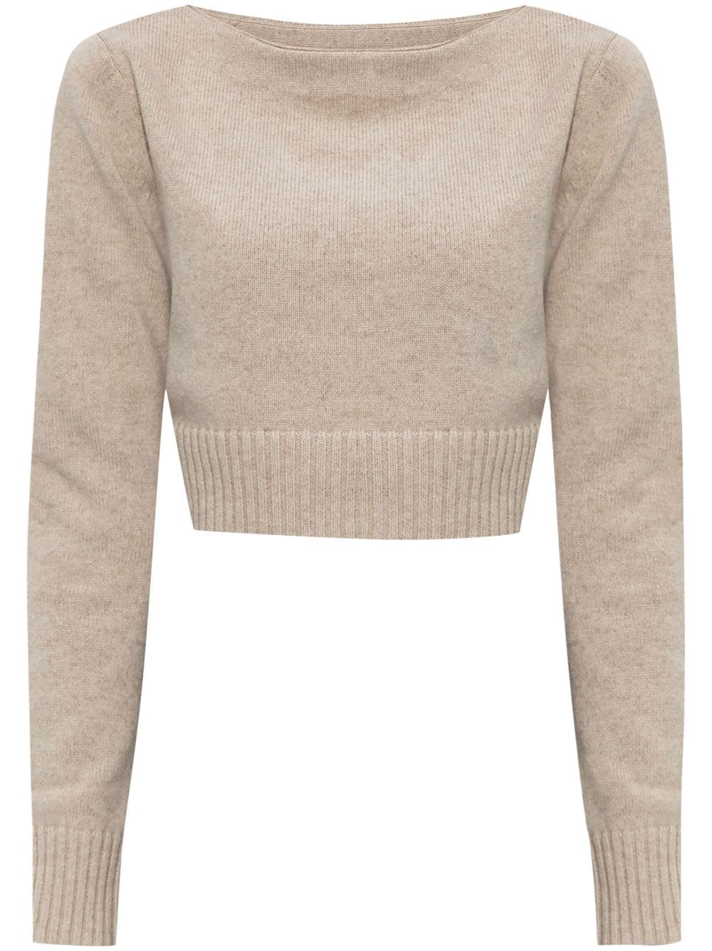 MAX MARA Cropped Wool-Cashmere Blend Sweater for Women