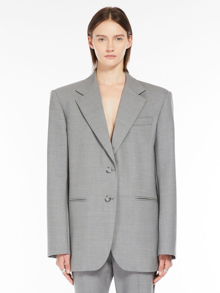 MAX MARA SPORTMAX Wool Baffo Blazer for Women