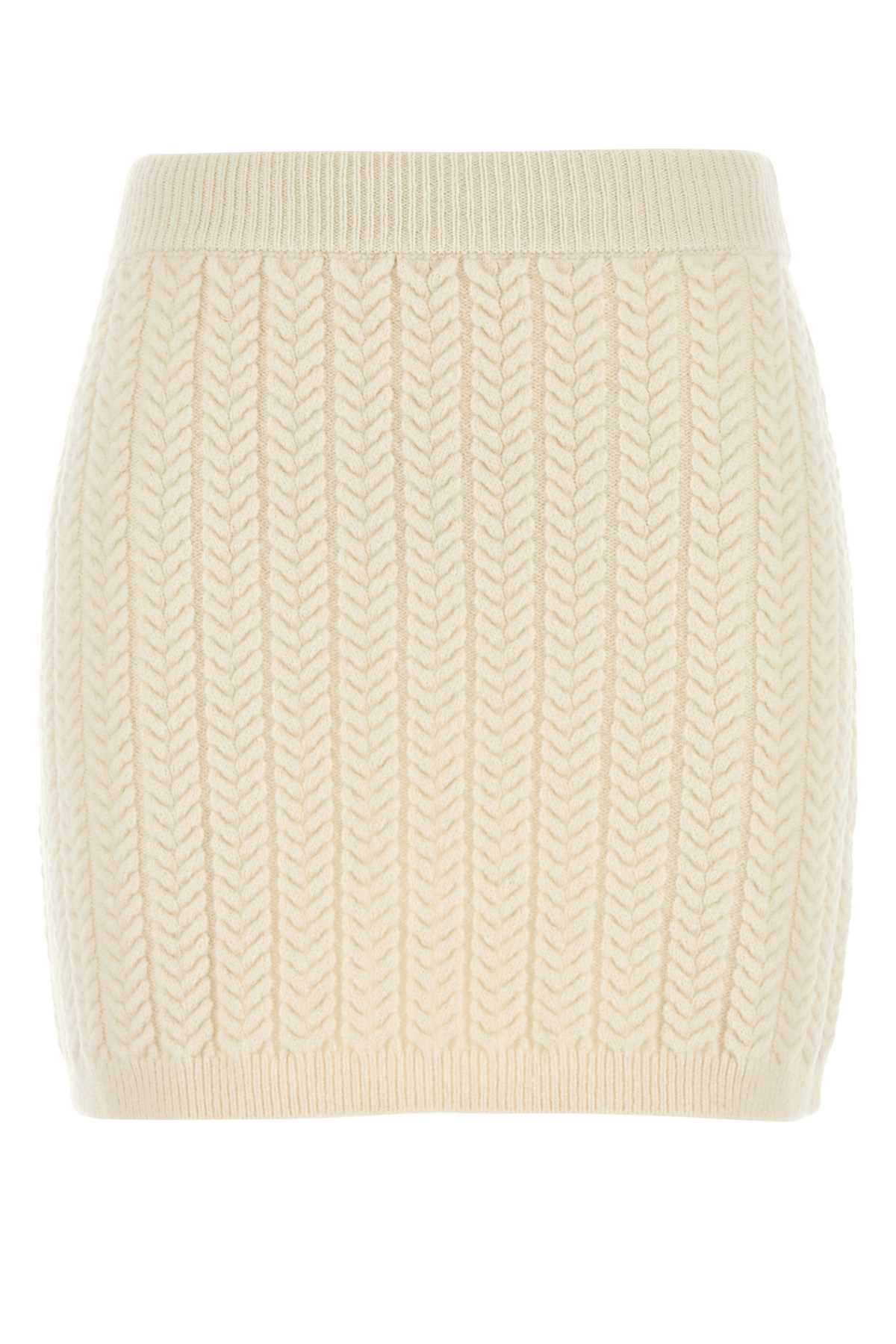 MAX MARA SPORTMAX Chic Wool Blend Mini Skirt