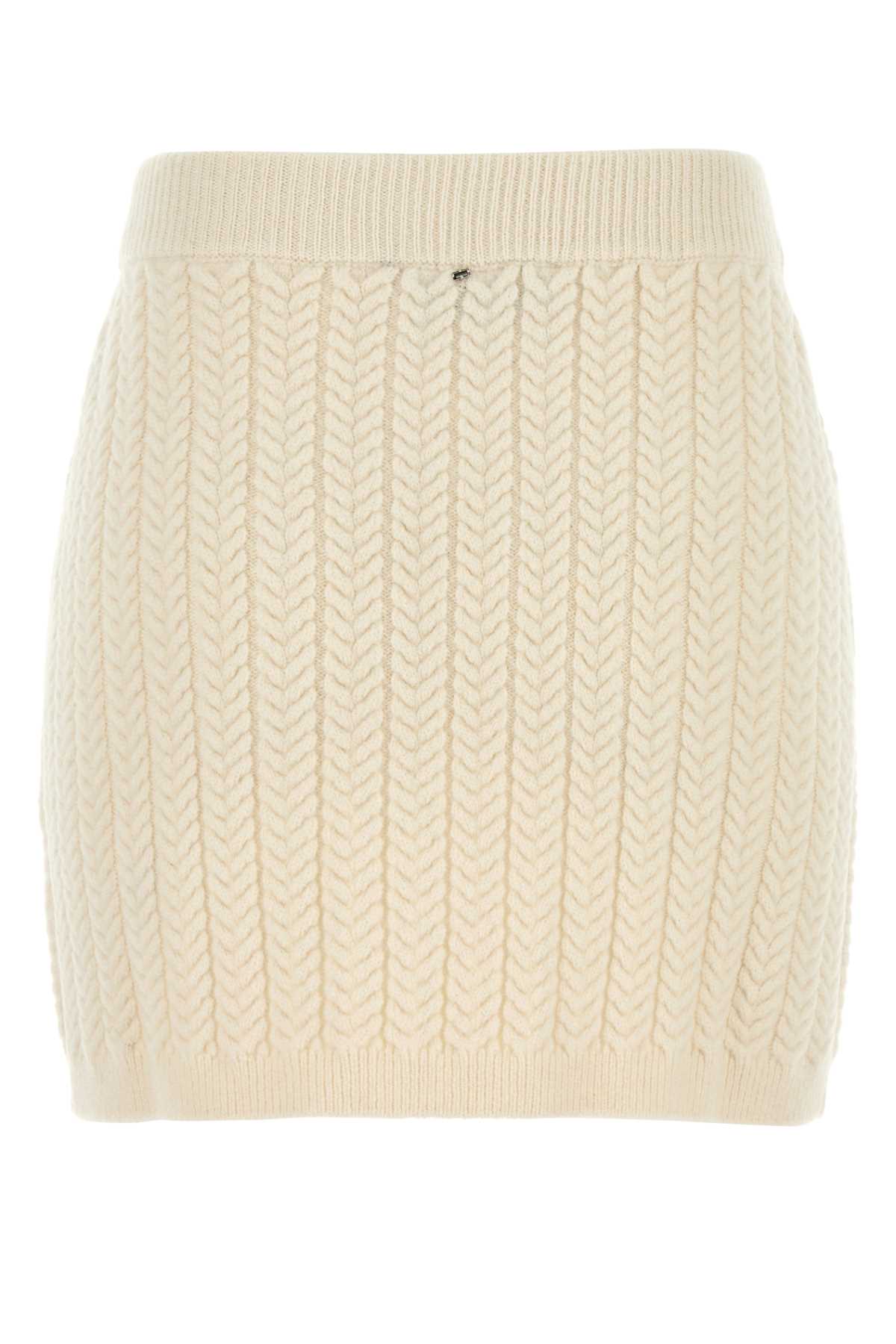 MAX MARA SPORTMAX Chic Wool Blend Mini Skirt